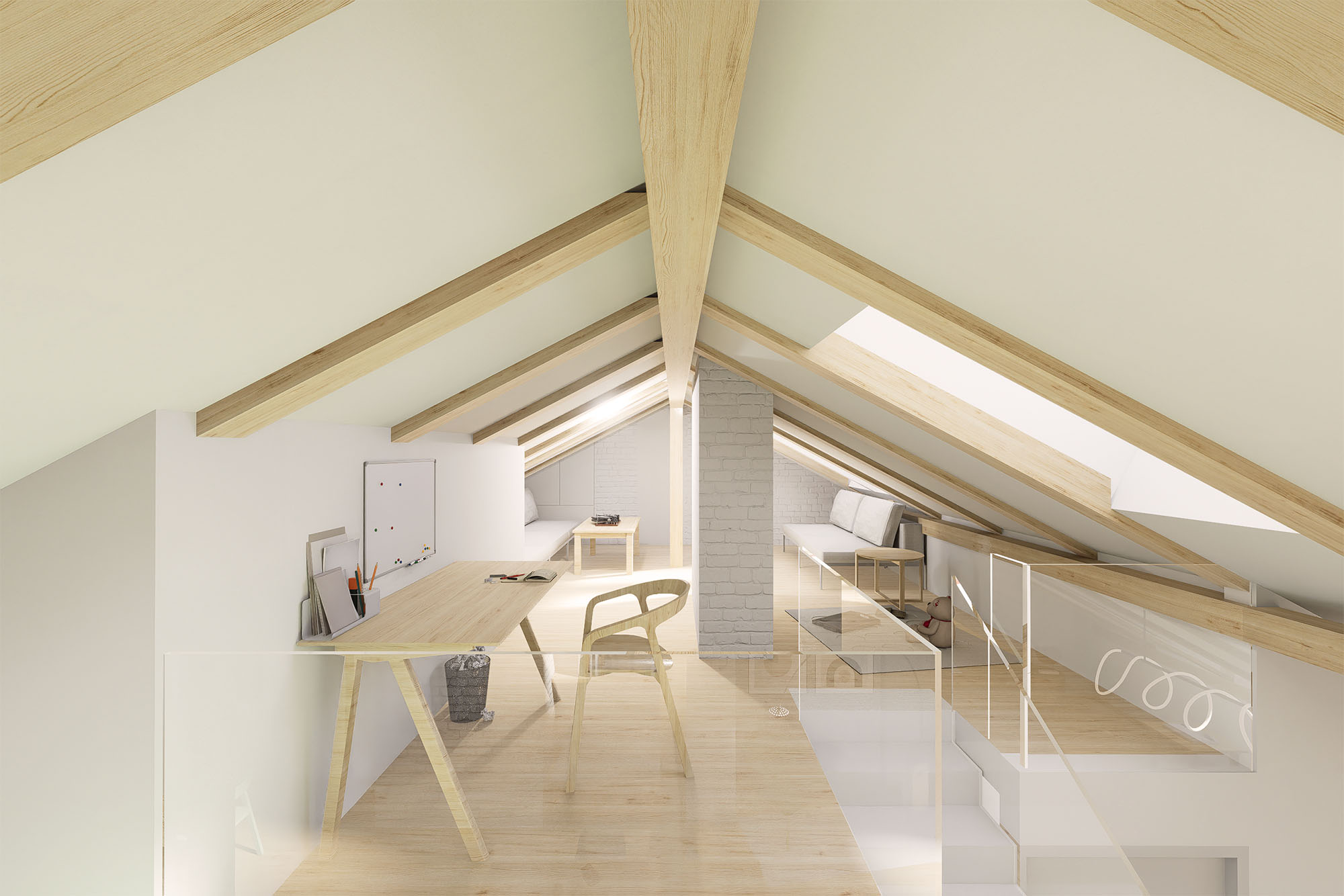 vizualizace podkroví